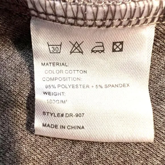 Igenjun Womens Asymmetrical Sweater Long Sleeve Button Accent Brown Medium - Picture 6 of 6